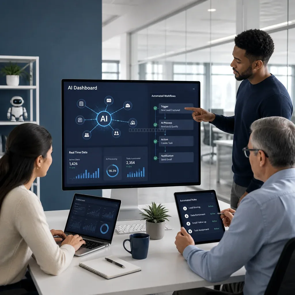 Overview of VisionRAI intelligent automation process